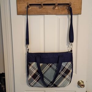 Travelon Quilted Laptop Travel Bag Crossbody Bag